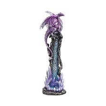 Load image into Gallery viewer, Dragon Guardian Incense Holder Gothic Burner Figurine Fantasy Ornament Gift
