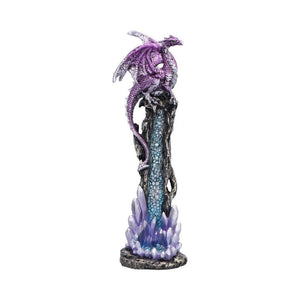 Dragon Guardian Incense Holder Gothic Burner Figurine Fantasy Ornament Gift