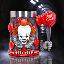 Load image into Gallery viewer, Official IT Pennywise Tankard Time to Float Mug Horror Film Collectible Drinkware
