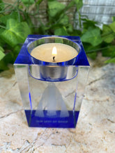 Load image into Gallery viewer, Divine Votive Holder Our Lady of Grace Crystal Block Immerse in Divine Radiance!-OsirisTradingUK
