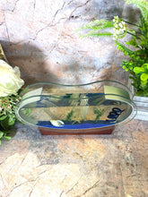 Load image into Gallery viewer, Sea Themed Shell Glass Jelly Candle on Wooden Stand - 23 cm x 16.5 cm - Nautical Home Decor, Coastal Ambiance-OsirisTradingUK
