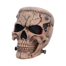 Load image into Gallery viewer, Frankenstein Monster Skull Ornament 15.1cm Gothic Horror Stitched Head Halloween Gift
