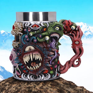 Dungeons & Dragons Beholder Tankard 15.5cm | Officially Licensed D&D Collectible Mug | Fantasy RPG Ceramic Drinkware | Gift for Gamers & D&D Fans