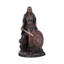 Load image into Gallery viewer, Freya Goddess Figurine Norse Warrior Deity Statue Pagan Mythology Love &amp; War
