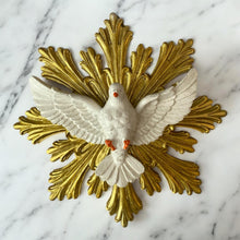 Load image into Gallery viewer, Holy Spirit Wall Plaque 15 x15 cm | White Dove Religious Resin Ornament | Catholic Christian Decor
