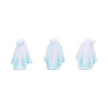 Load image into Gallery viewer, Spooky Ghost Figurine Set Hear No, Speak No, See No Evil  Halloween Figurines
