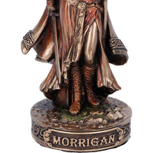 Load image into Gallery viewer, Small Morrigan Goddess Figurine Celtic War Deity Crow Statue Pagan Mythology
