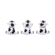 Load image into Gallery viewer, Three Wise Cows Figurine Set See No Hear No Speak No Evil Farm Yard Ornaments

