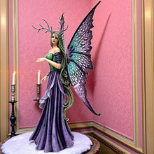 Load image into Gallery viewer, Large Spring Fairy with Antlers Sculpture Statue Amy Brown Figure Ornament Pagan
