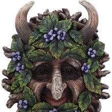 Load image into Gallery viewer, Mystical Tree Spirit Plaque Nature Woodland Horned Tree Spirit Pagan Wall Art
