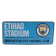 Load image into Gallery viewer, Manchester City FC Colour Street Sign
