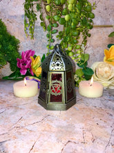 Load image into Gallery viewer, Antique Effect Moroccan Style Lantern Candle Tealight Holder-OsirisTradingUK
