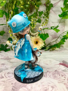 Dolly Fae Collection: "Blue Monday" Fairy with Teddy Bear By Selina Fenech-OsirisTradingUK