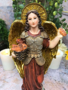 Archangel Barachiel Statue Religious Figurine Sculpture Angel of Blessing-OsirisTradingUK