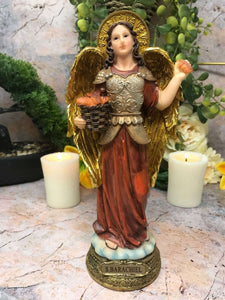 Archangel Barachiel Statue Religious Figurine Sculpture Angel of Blessing-OsirisTradingUK