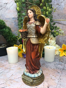 Archangel Barachiel Statue Religious Figurine Sculpture Angel of Blessing-OsirisTradingUK