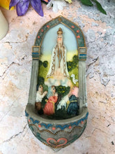 Load image into Gallery viewer, Blessed Virgin Mary Our Lady of Fatima Water Font Wall Plaque Statue Ornament-OsirisTradingUK
