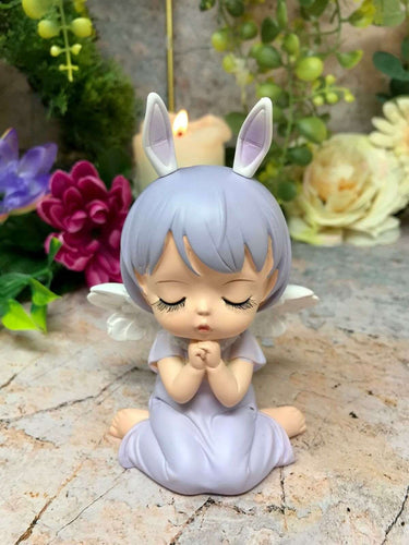 Adorable Peaceful Angel Baby Girl Praying Angels Collection Figurine Fantasy-OsirisTradingUK