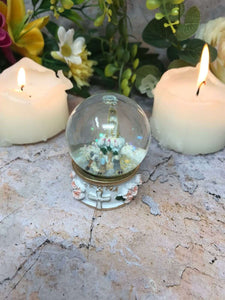 Blessed Virgin Mary Our Lady of Fatima Small Snow Globe Ornament Water Ball-OsirisTradingUK