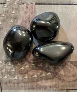 3 Large Hematite Tumble Stone for Grounding Chakra Balancing Chakras 3 to 5 cm