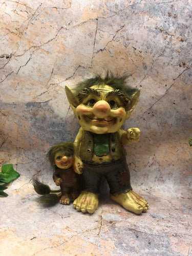 Comical Trolls Garden Ornament Lawn Troll Decoration Patio Mythical Creature
