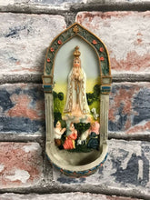 Load image into Gallery viewer, Blessed Virgin Mary Our Lady of Fatima Water Font Wall Plaque Statue Ornament-OsirisTradingUK
