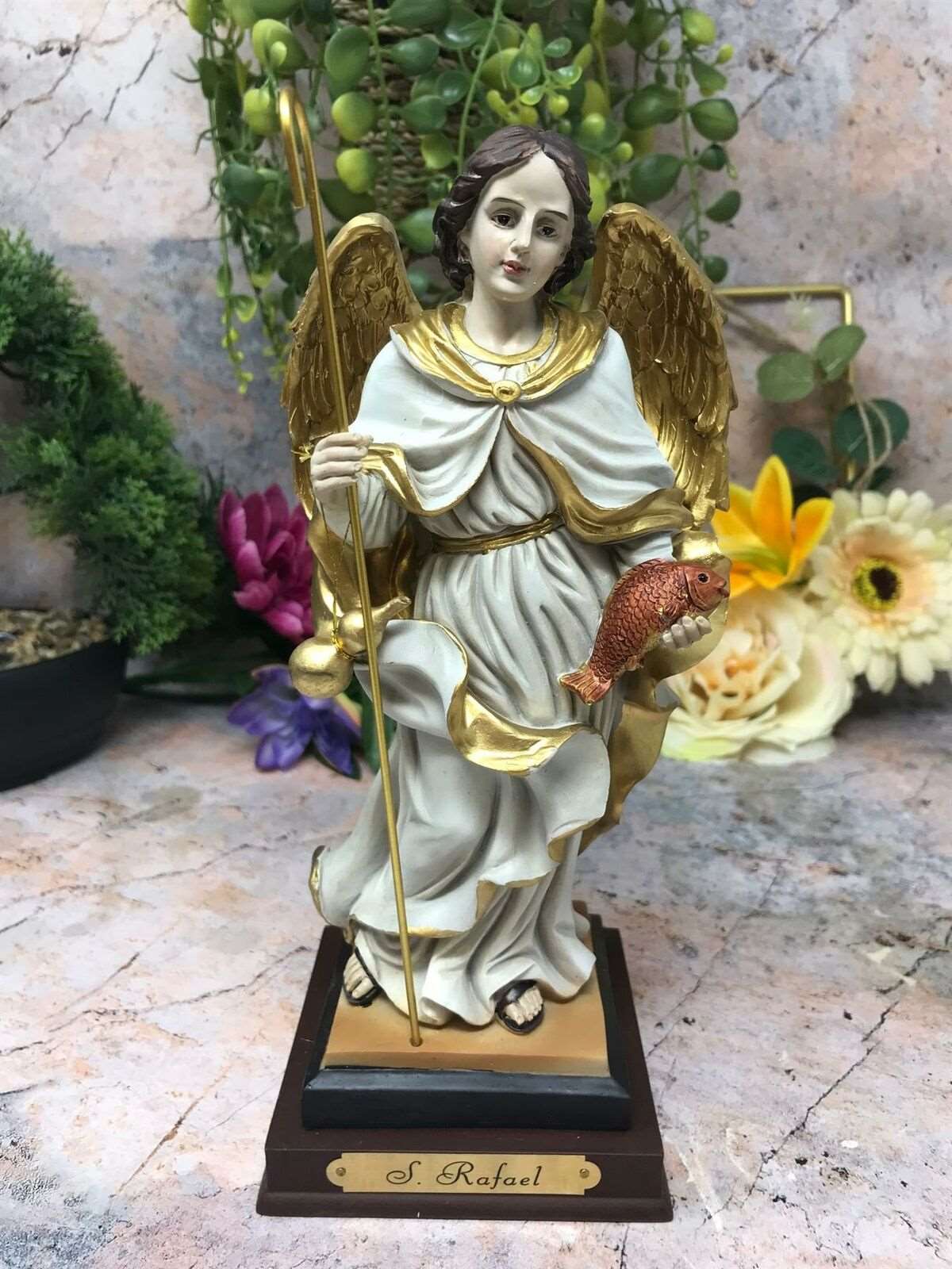 Holy Archangel Raphael Statue Religious Christian Gift OsirisTradingUK holy-archangel-raphael-statue-religious-christian-gift-osiristradinguk