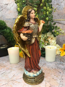 Archangel Barachiel Statue Religious Figurine Sculpture Angel of Blessing-OsirisTradingUK