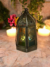 Load image into Gallery viewer, Antique Effect Moroccan Style Lantern Candle Tealight Holder-OsirisTradingUK
