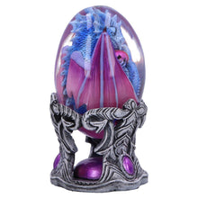 Laden Sie das Bild in den Galerie-Viewer, Water Baby Dragon Egg Figurine - Mystical Resin Statue Fantasy Ornament 12cm
