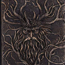 Load image into Gallery viewer, Mystical Green Man Journal Forest Spirit Spell Book Wiccan Pagan Witchcraft
