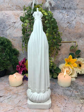 Load image into Gallery viewer, Blessed Virgin Mary Our Lady of Fatima White Statue Ornament Figurine Religious Sculpture for Home or Chapel
