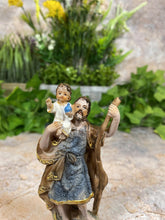 Load image into Gallery viewer, Statue of Saint Christopher and Jesus Religious Figure Home Decor Sculpture
