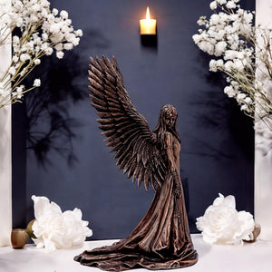 Anne Stokes Spirit Guide Bronze Figurine – 24cm Small Gothic Angel Statue