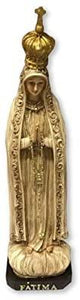 Osiris Trading UK Blessed Virgin Mary Our Lady of Fatima Statue Ornament Resin Figurine for Home Chapel Religious Sculpture