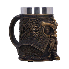 Laden Sie das Bild in den Galerie-Viewer, Norse Odin Tankard Viking God Drinking Mug Mythology Valhalla Collectible
