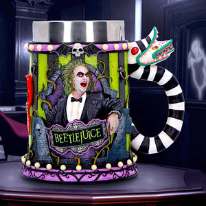 Official Beetlejuice Tankard Gothic Mug Halloween Movie Collectible Drinkware