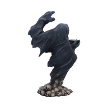 Load image into Gallery viewer, Dark Reaper Candle Stand Gothic Horror Skull Pile Sculpture Halloween Decor
