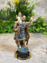 Load image into Gallery viewer, Statue of Saint Christopher and Jesus Religious Figure Home Decor Sculpture
