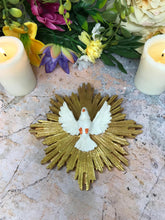 Load image into Gallery viewer, Holy Spirit Wall Plaque Trinity Dove Religious Art Confirmation Keepsake
