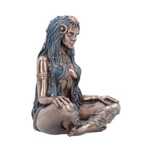 Load image into Gallery viewer, Celestial Goddess Statue Figurine Ornament Sculpture Moon Stars Pagan Wiccan
