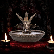 Laden Sie das Bild in den Galerie-Viewer, Baphomet Backflow Incense Burner - Occult Gothic Witchcraft Altar Ornament 13cm
