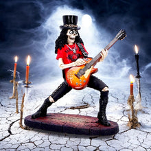 Load image into Gallery viewer, Rock Star Skeleton Figurine Gothic Musician Decor Alternative Spooky Halloween Gift
