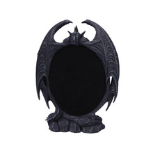 Laden Sie das Bild in den Galerie-Viewer, Gothic Dragon Mirror Fantasy Home Decor Figurine Halloween Spooky Free Standing Gift
