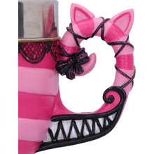 Load image into Gallery viewer, Alice in Wonderland Cheshire Cat Cup Pinkys Up Mug Fantasy Drinkware Stainless Steel Liner
