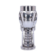 Load image into Gallery viewer, Official Terminator 2 T-800 Head Goblet | T2 Judgment Day Collectible Wine Glass | Sci-Fi Gift

