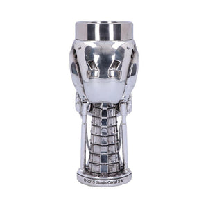 Official Terminator 2 T-800 Head Goblet | T2 Judgment Day Collectible Wine Glass | Sci-Fi Gift