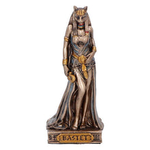 Load image into Gallery viewer, Small Bastet Cat Goddess Statue Ancient Egypt Mythology Statue Ornament Gift
