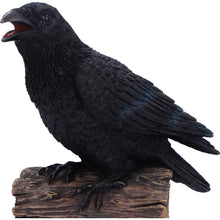 Load image into Gallery viewer, Ravens Cry Motion Activated Gothic Figurine Sound Sensor Bird Statue Crow Decor
