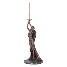 Charger l&#39;image dans la galerie, Lady of the Lake with Excalibur 33cm | Bronze Mythological Figurine
